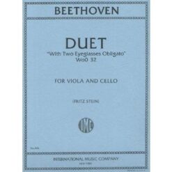 Beethoven, Ludwig Duet Two Eyeglasses Obligato WoO 32 for Viola, Cello - by Stein - International